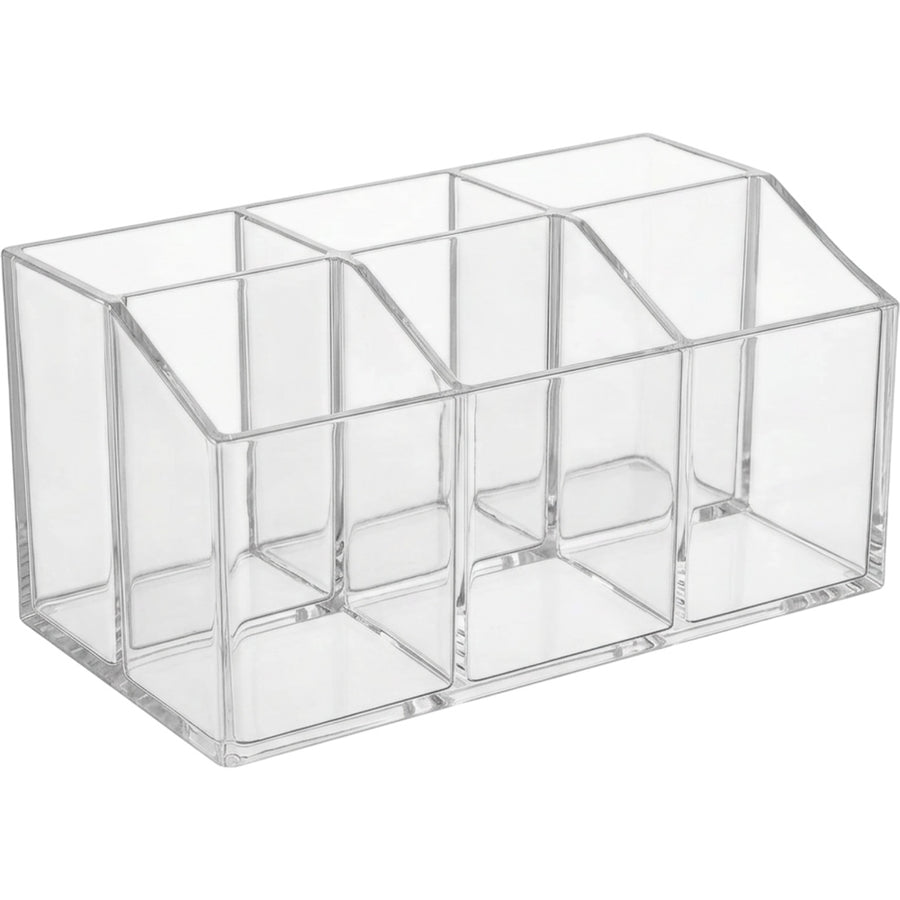 Zvka Clear Acrylic Desk Organizer 5 Compartments