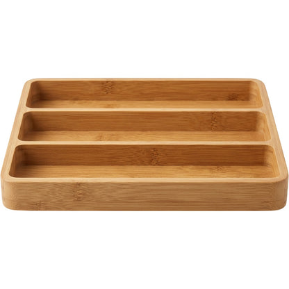 Zvka Bamboo Look Desk Tray Organizer Natural
